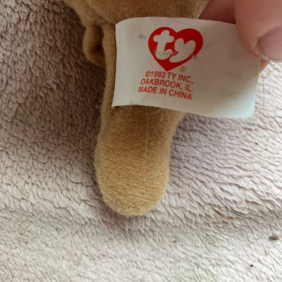 TY Beanie Baby Plush Dog - Picture 4 of 7